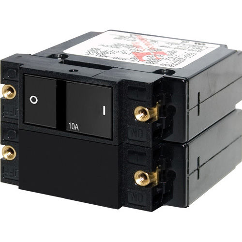 A-Series Flat Rocker Circuit Breaker - Double Pole