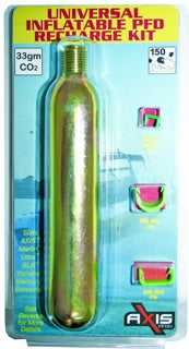Axis Life Jacket Universal manual 33 gram re-charge kit - Bosuns Boat