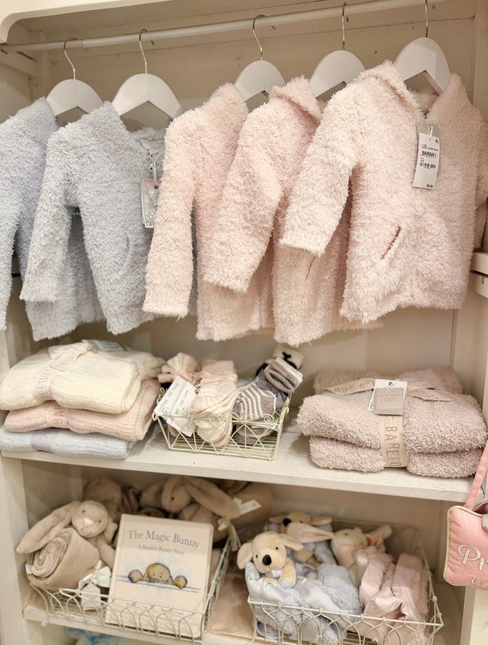 Barefoot Dreams CozyChic Infant Hoodie, Pink