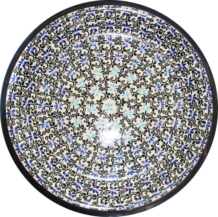 Boleslawiec Polish Pottery UNIKAT 7.75" Dessert Plate "Martina"