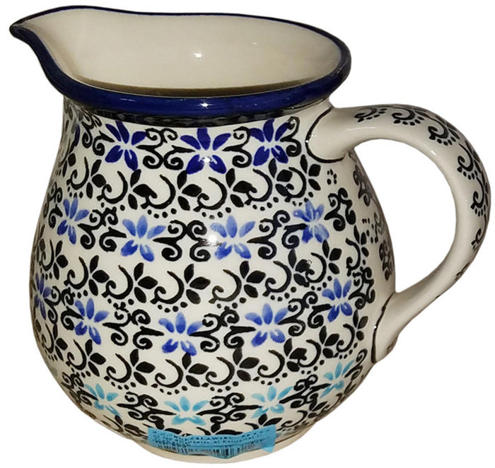Boleslawiec Polish Pottery UNIKAT Medium Pitcher Water Jug "Martina"