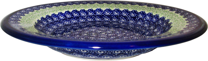 Boleslawiec Polish Pottery UNIKAT Soup or Pasta Plate "Alex"