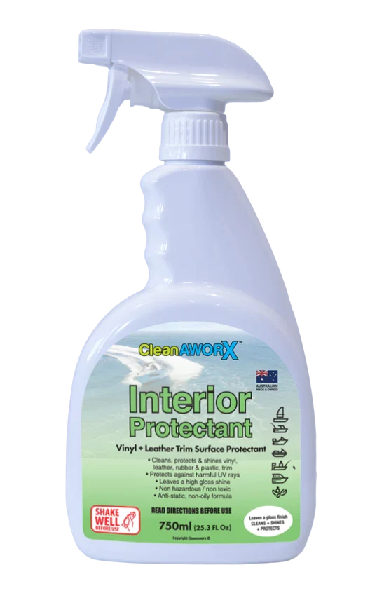 CLEANAWORX Interior Trim Protect Vinyl Leather Plastic 750ML - Bosuns Boat