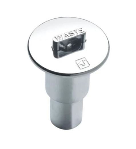 Deck Entry - WC - 38mm Chrome Plated - Flush Plated