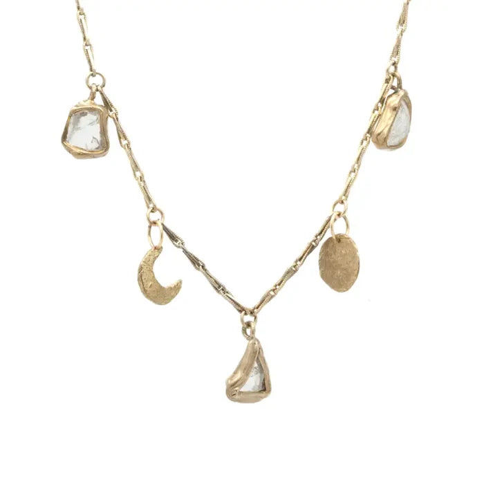 Emilie Shapiro Wax And Wane Moon Necklace