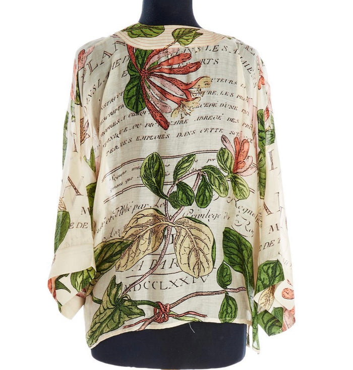 Honeysuckle Short Kimono