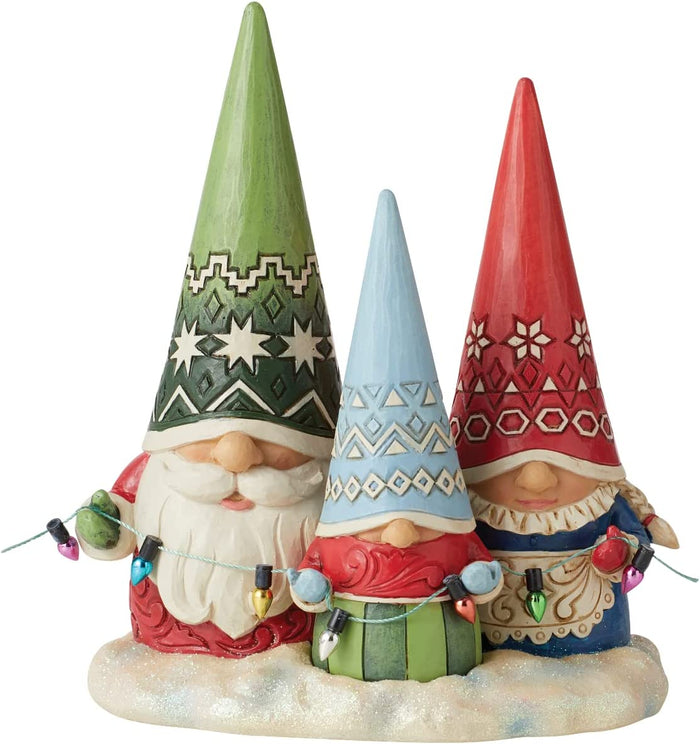 Jim Shore Heartwood Creek Christmas Gnome Family #6011157 Free Shipping