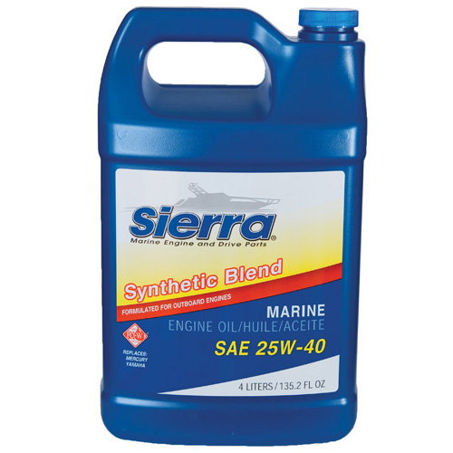 Marine Outboard 4- Stroke Engine Oil - Synthetic Blend 25W-4 - Bosuns Boat