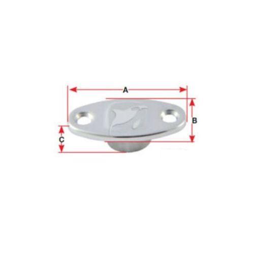 Marine Town Cubic Magnetic Holder S/s - Flush South - 15 x 10mm