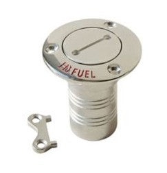 Marine Town Deck Filler - Cast Stainless Steel - Fuel