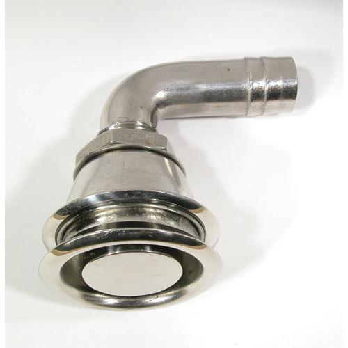 Marine Town Fuel Breather - Recessed Stainless Steel