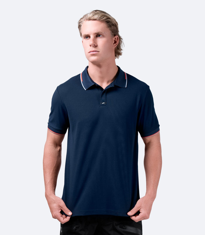 Mens Elite Polo - Navy - Bosuns Boat