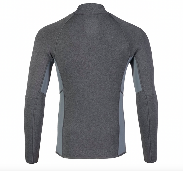 MUSTO MEN'S CHAMPIONSHIP LONG-SLEEVE TOP - DARK GREY MARLE - 82415