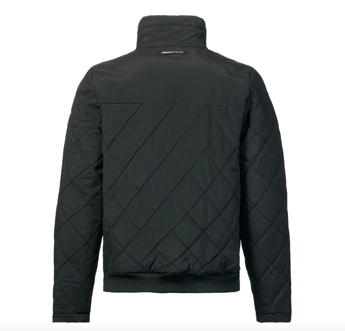 MUSTO MEN'S SNUG DIAMOND QUILTED JACKET (BLACK) - 82522 - Bosuns Boat