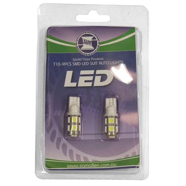 Replacement Cool White LED T10 Wedge