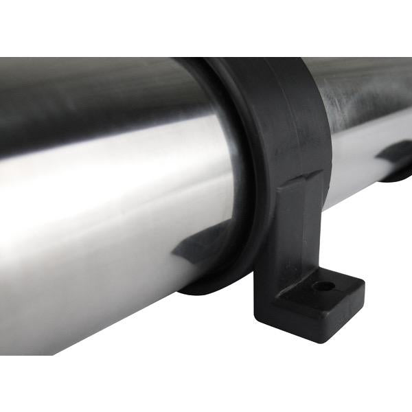 Rod Holder Side Mount - Stainless Steel - with Solid Plastic Liner in One End