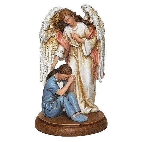 Roman Joseph Studios Guardian Angel w/ Female Healthcare Worker #602128 Free Shipping