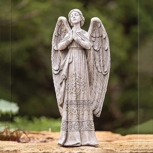 Roman Joseph's Studio Celtic Angel Garden Statue 18.25"H