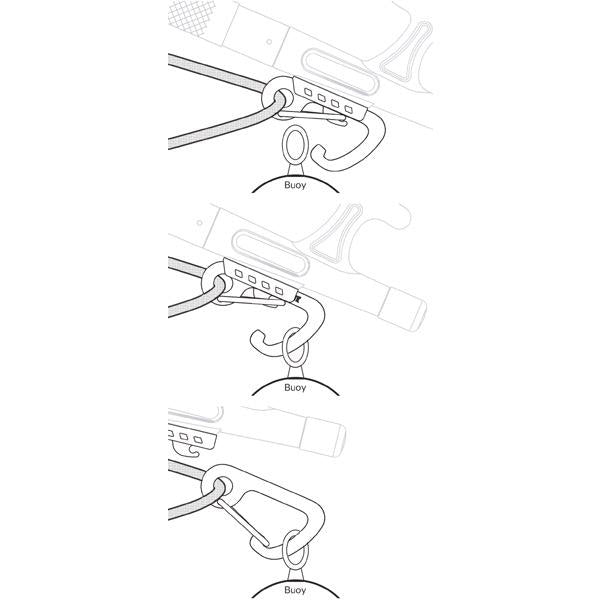Spring Gate Snap Hook & Keeper Plate - Bosuns Boat