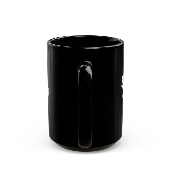 The Crosswalk Church Black Mugs