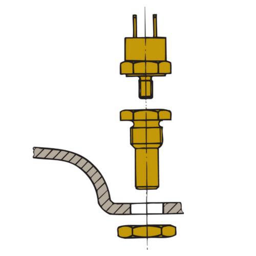 Vetus Exhaust Temperature Alarm Sensor - Fits MF/MV/LSG/LSS/MGS/MGL/MGP - Bosuns Boat