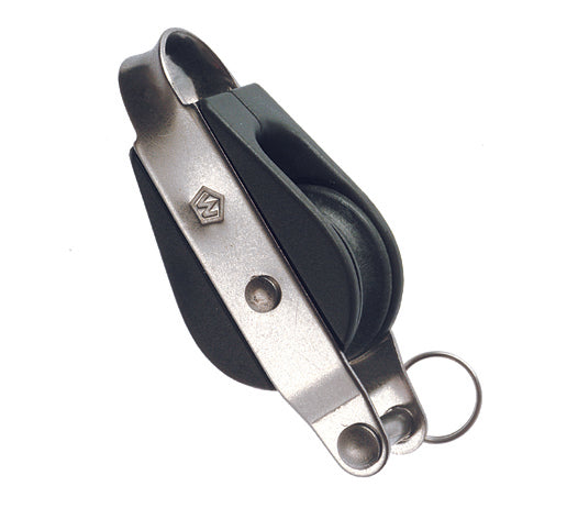 Wichard 70114 Ball bearing blocks / sheave 18 / single / with fixed eye and becket - bosunsboat