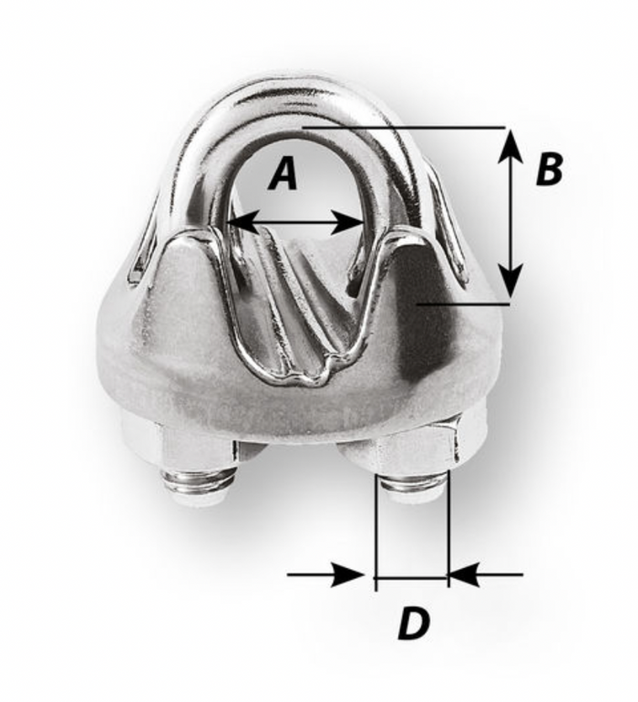 Wichard Wire grip - For wire dia: 5 to 6 mm - Bosuns Boat