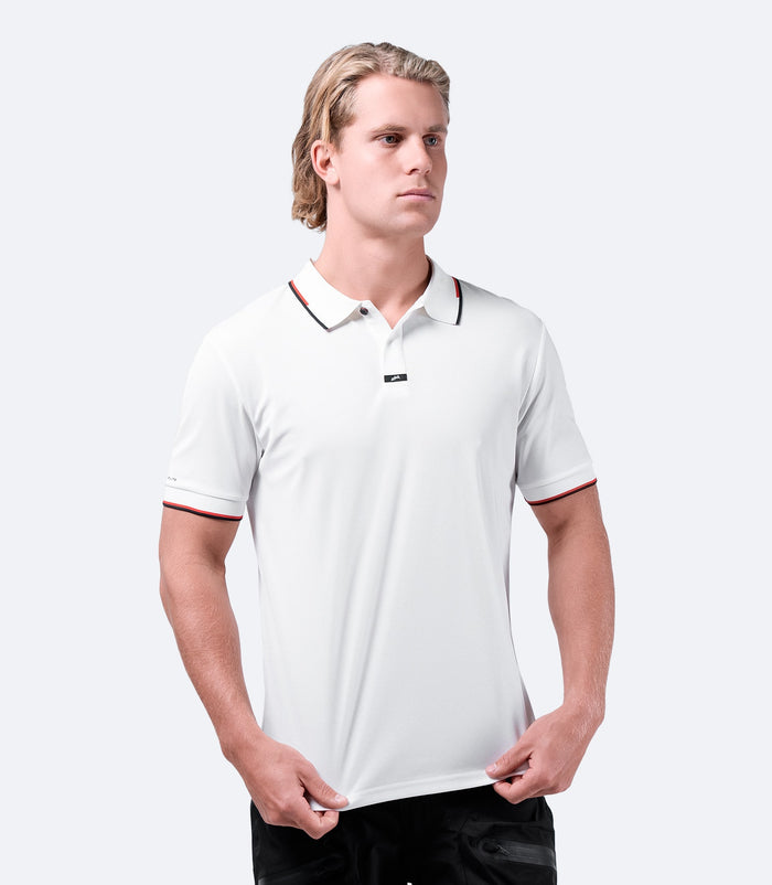 Zhik Mens Elite Polo - White - Bosuns Boat