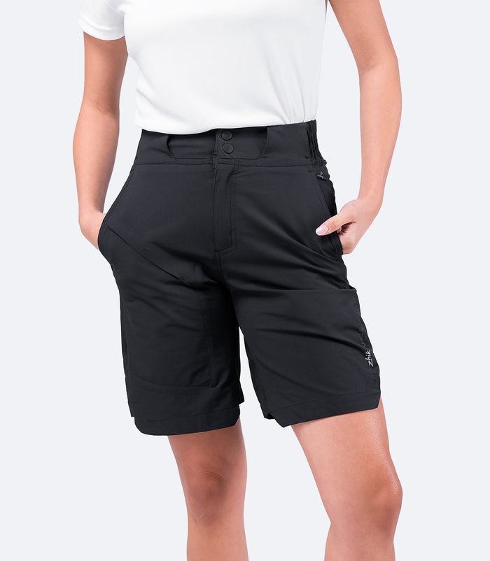 Zhik Womens Black Elite Shorts - Bosuns Boat