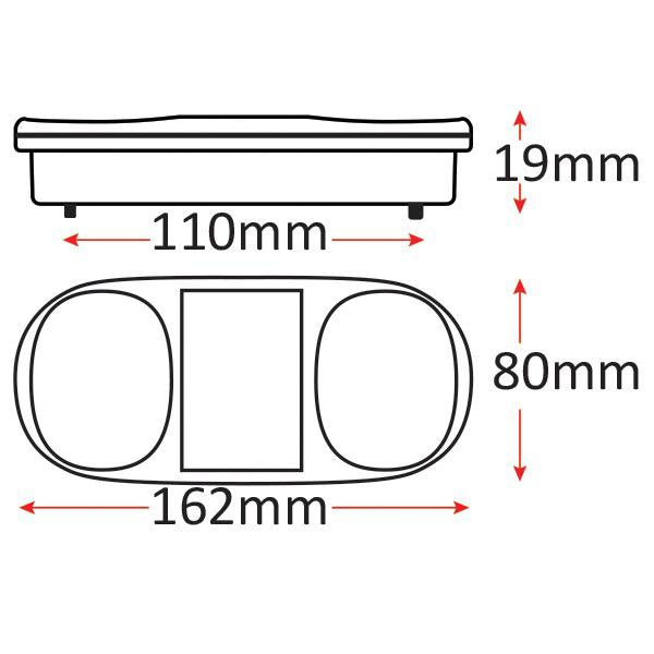 12V LED Trailer Light - Stop/Tail/Indicator