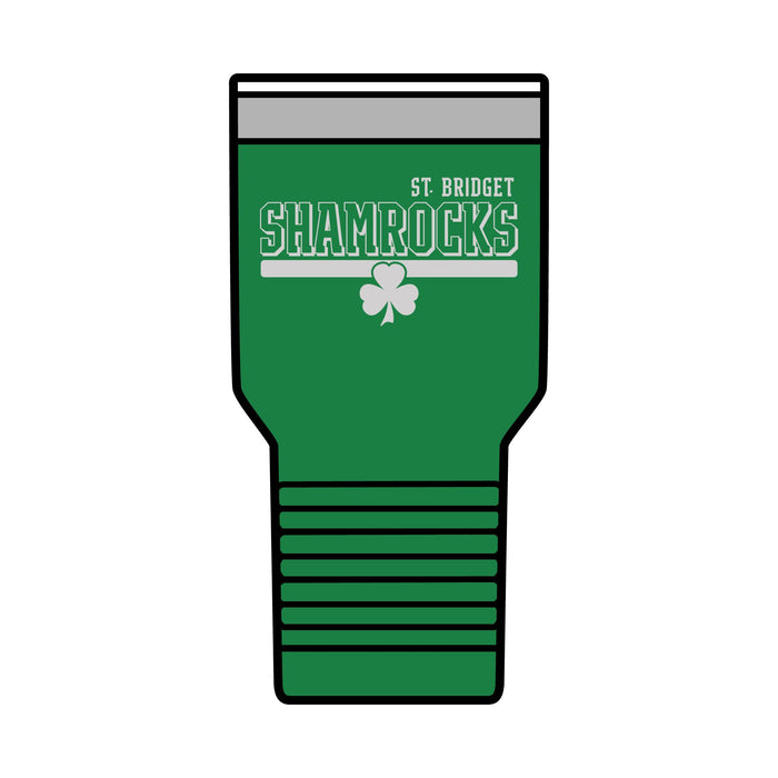 30oz Insulated Tumbler - St. Bridget SHAMROCKS