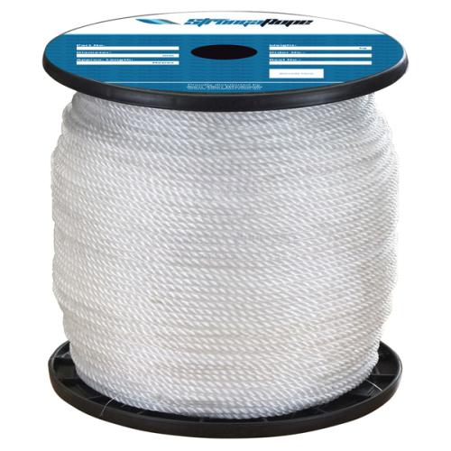 8MM X 125MTR PE SILVER ROPE REEL