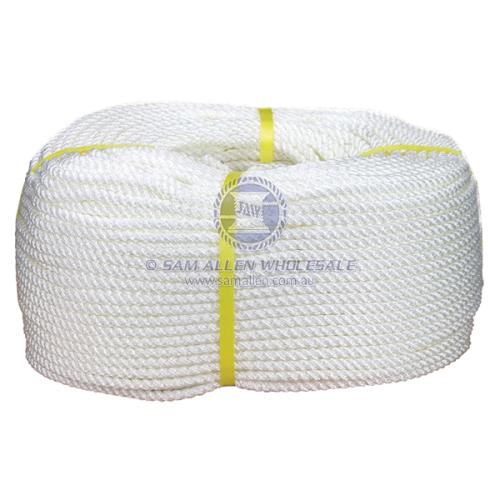 8MM X 250MTR 3 STR NYLON ROPE