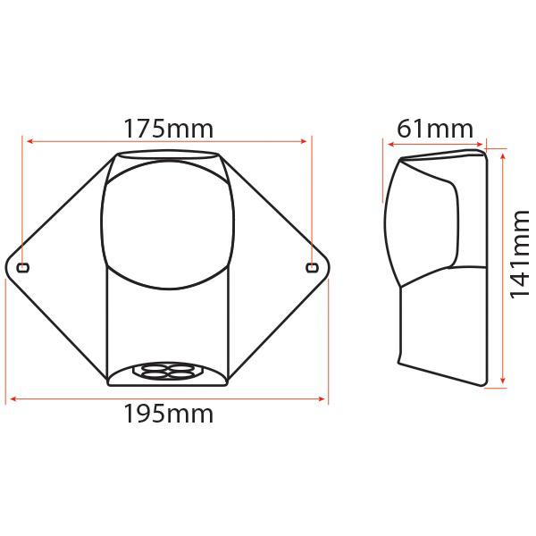 9-33V 3NM LED Masthead & Foredeck Lamp - White