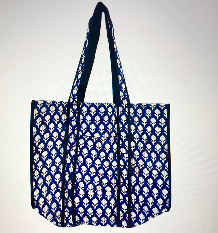Block Print Tote Bag (4 Styles)