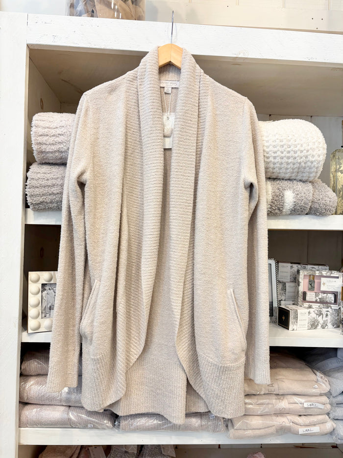 Barefoot Dreams CozyChic Lite Circle Cardi, Stone
