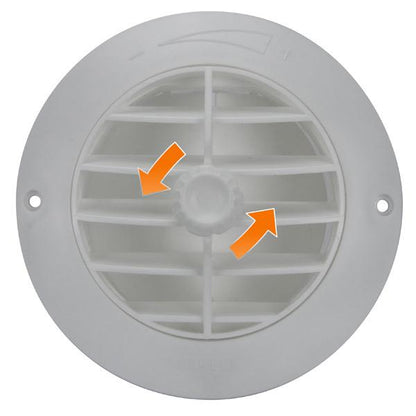 ABS Plastic White Round Air Vent