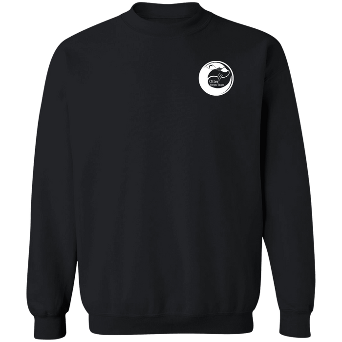 ADULT - Basic Crewneck Pullover Sweatshirt - Otter Swim Team