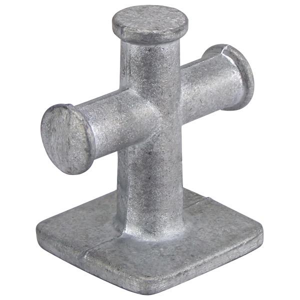 Alloy Weld On Cross Bollard
