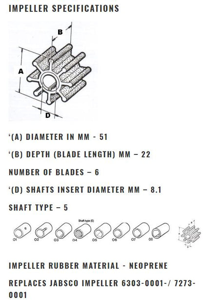 Ancor AN 2745 REPLACES JABSCO 6303-0001/ 7273-0001