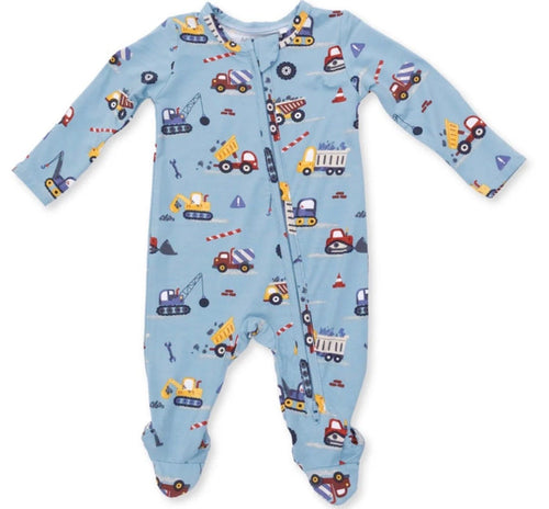 Angel Dear Construction 2-Way Zipper Footie