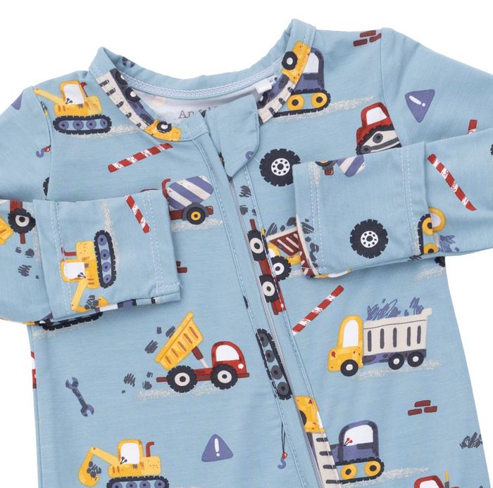 Angel Dear Construction 2-Way Zipper Footie