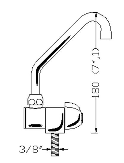 ARAVON  Tap & Faucet - Single Folding