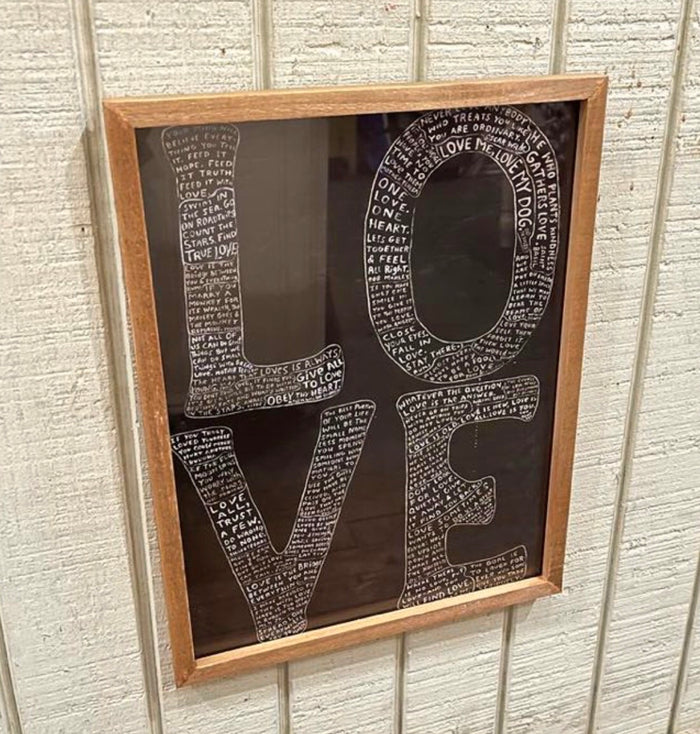 Art Posters in Wood Frame, 12" x 16"  (3 Styles)