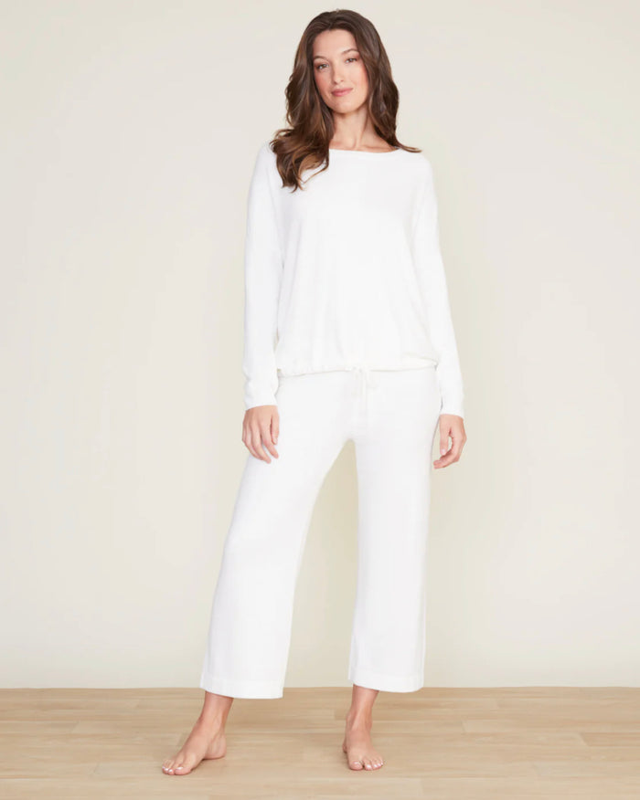 Barefoot Dreams CozyChic Ultra Lite Slouchy Pullover, Pearl