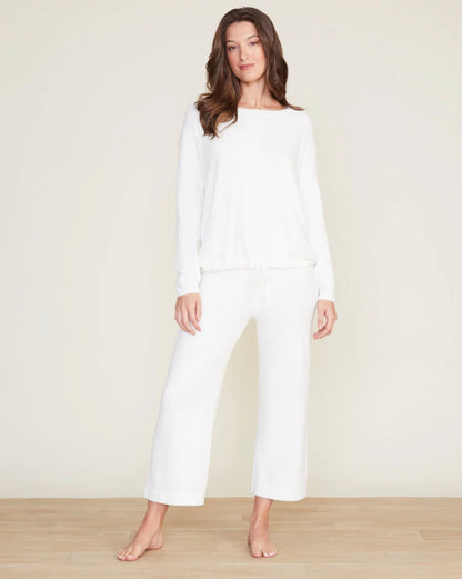 Barefoot Dreams CozyChic Ultra Lite Slouchy Pullover, Pearl