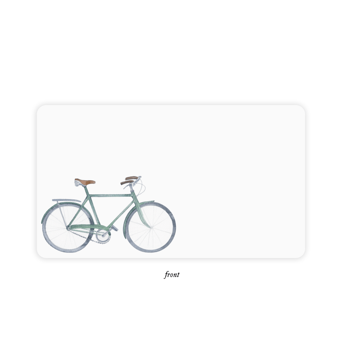 Bicycle Little Notes - 85 pack Notecards - Little Flower Soap Co