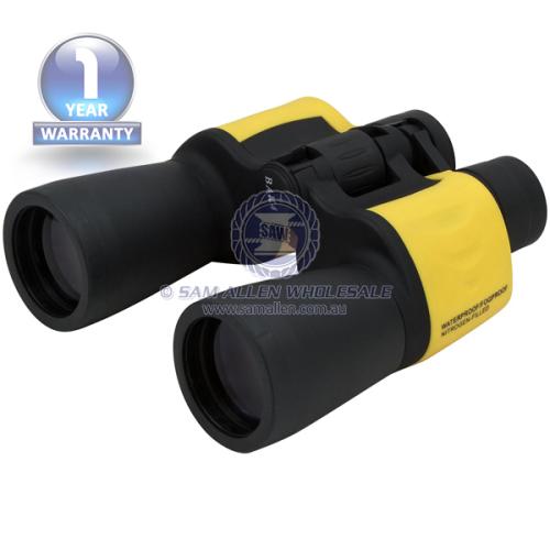 Binoculars Relaxn Explorer Pro 7x50 waterproof manual focus yellow/blk