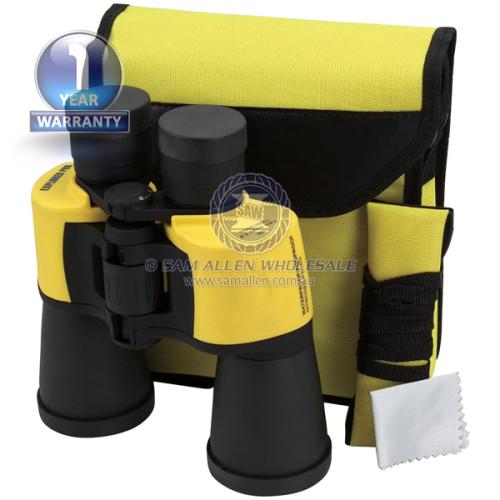 Binoculars Relaxn Explorer Pro 7x50 waterproof manual focus yellow/blk