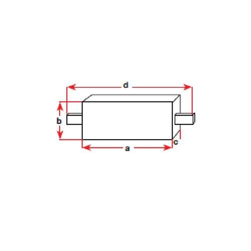 Block Anode - With Strap - Alloy